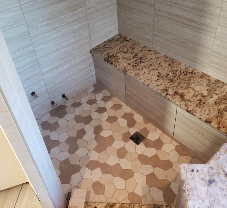 Bathroom Shower Tile and Shower Pan
